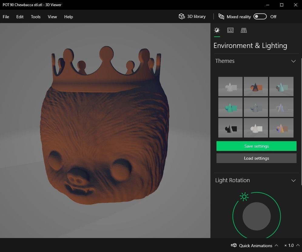 plant pot holder 90 Chewbacca 3D print model_12