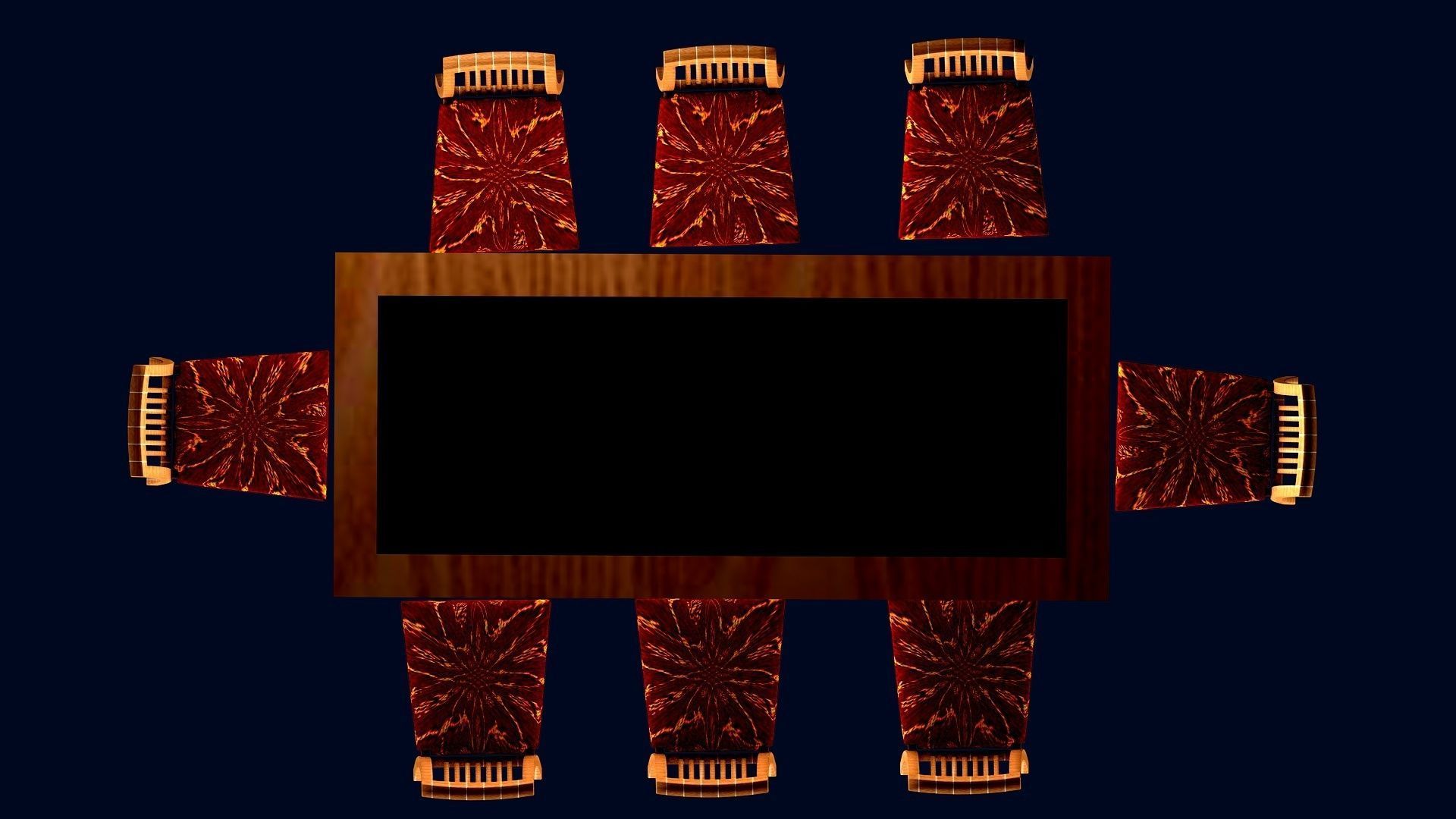 DINING ROOM SET 3D model_3