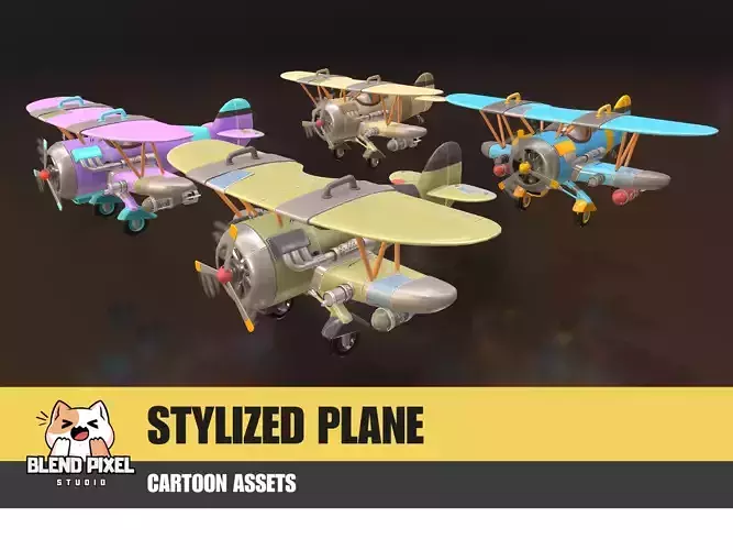 3D Stylized Planes