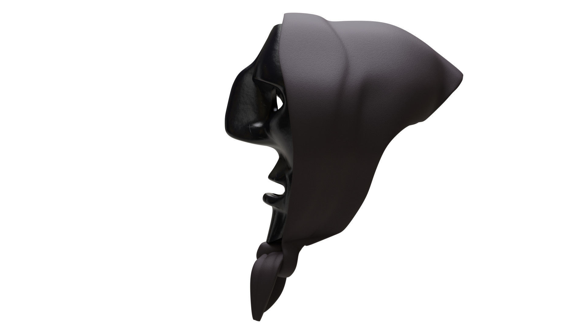 Mamuthones mask 3D model_3