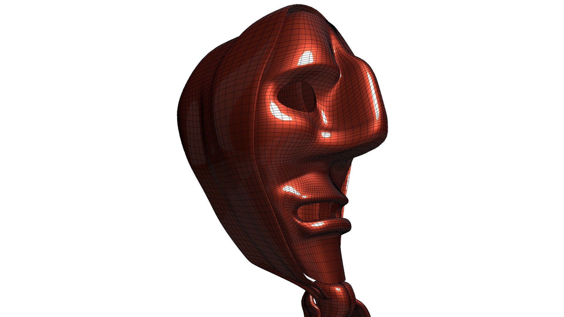 Mamuthones mask 3D model_15