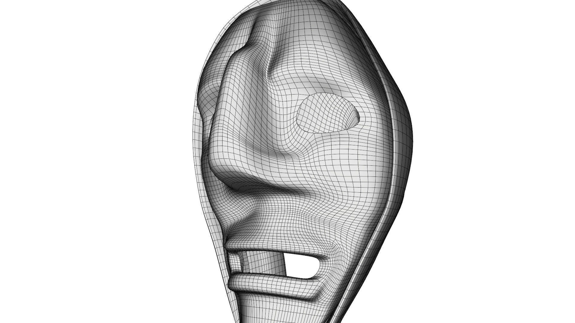 Mamuthones mask 3D model_11