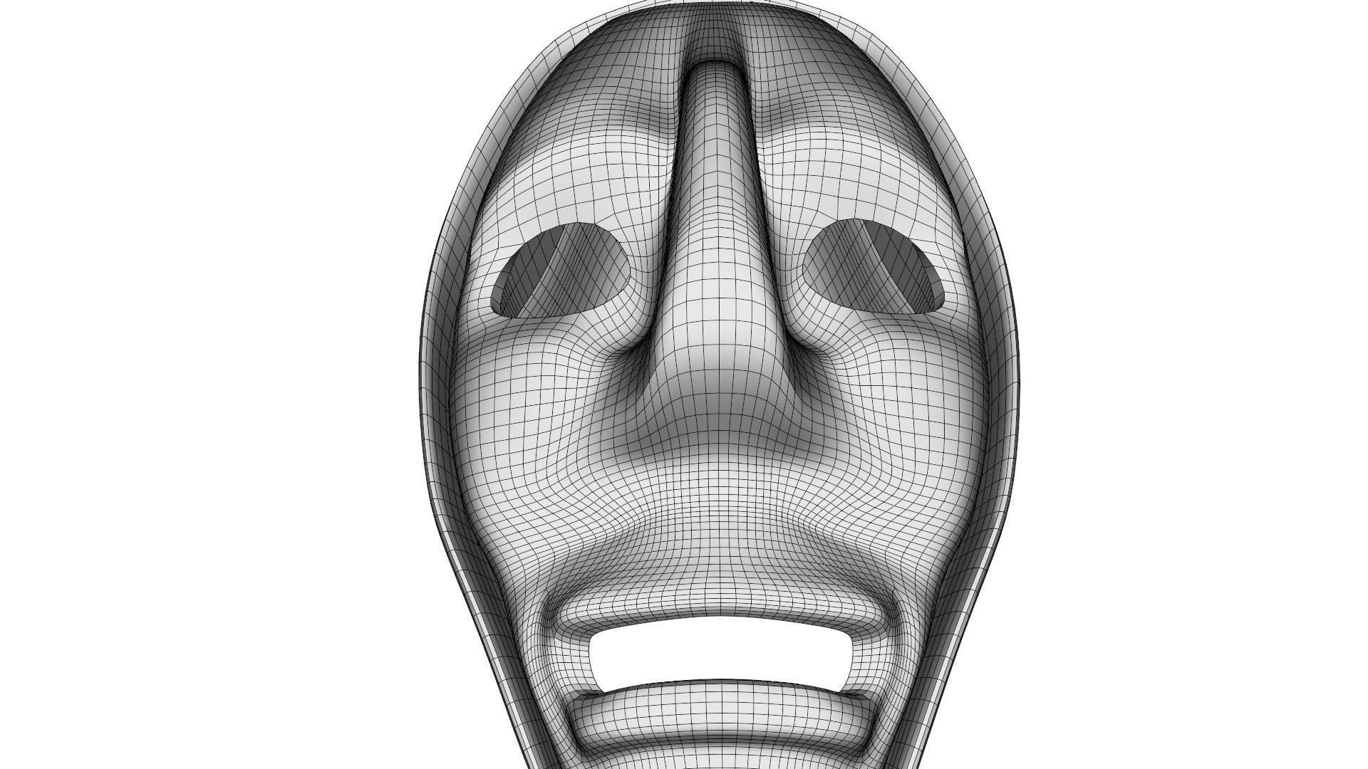 Mamuthones mask 3D model_12