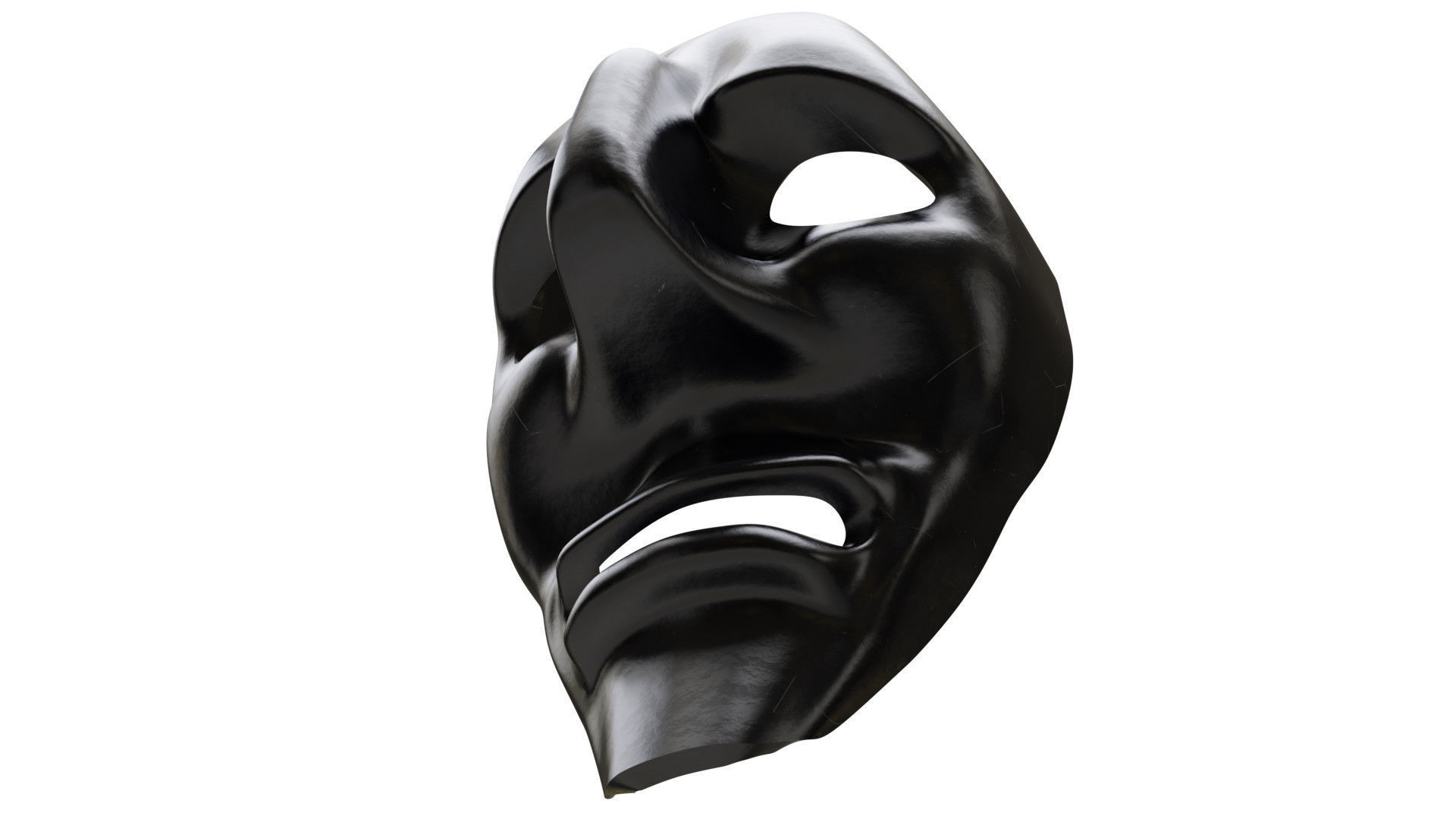 Mamuthones mask 3D model_7