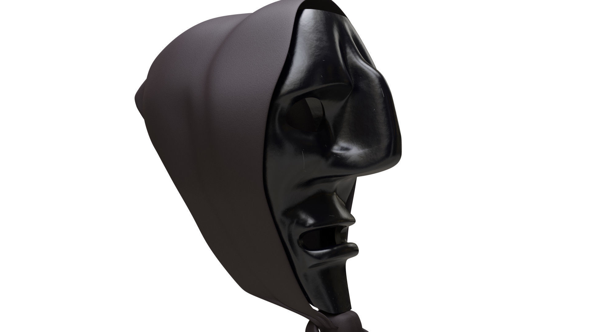 Mamuthones mask 3D model_1