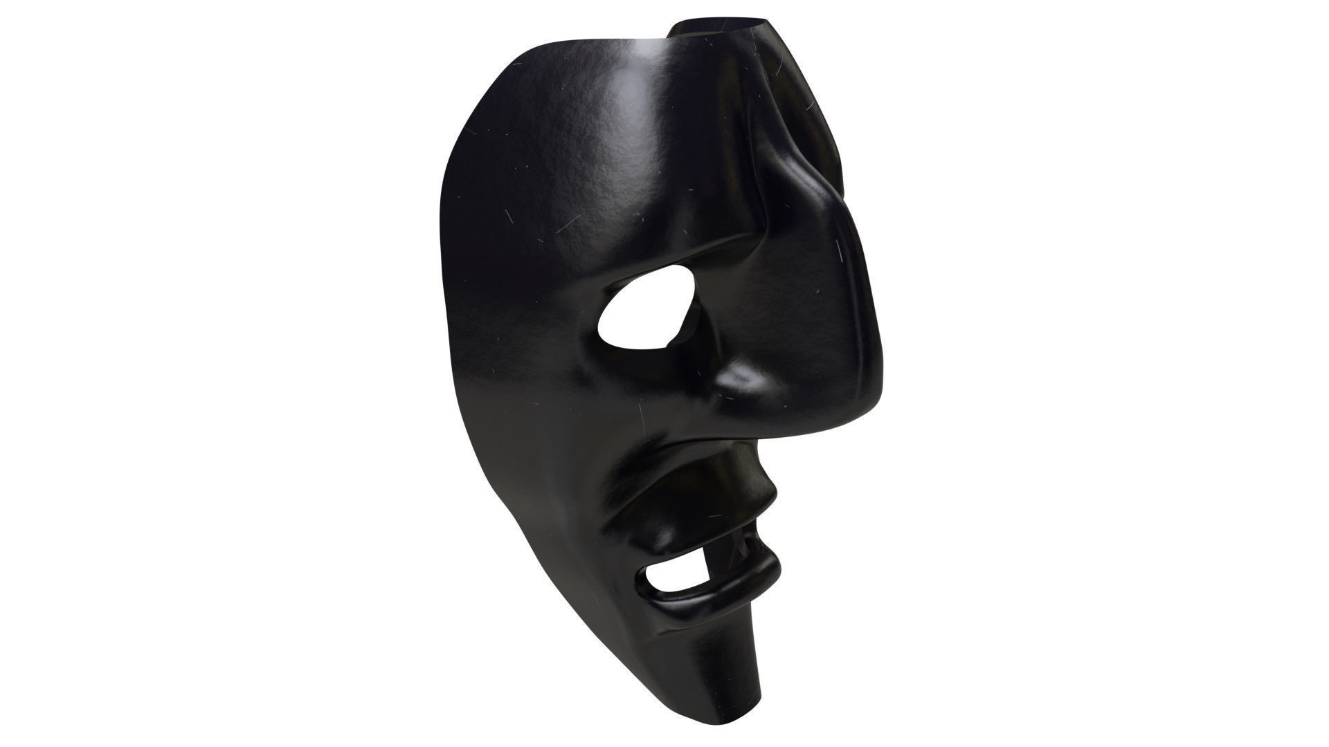 Mamuthones mask 3D model_6