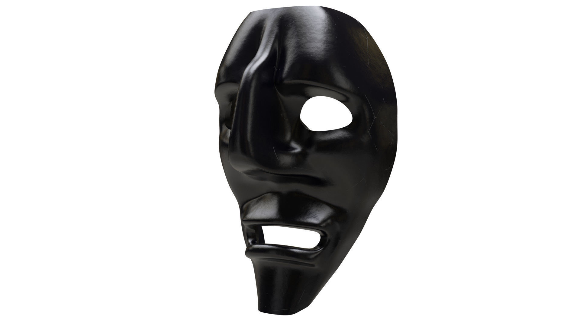 Mamuthones mask 3D model_4
