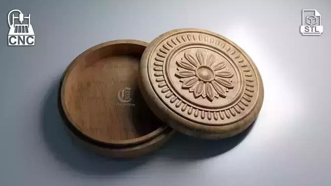Files for CNC and 3D Printer - Jewelry Box 