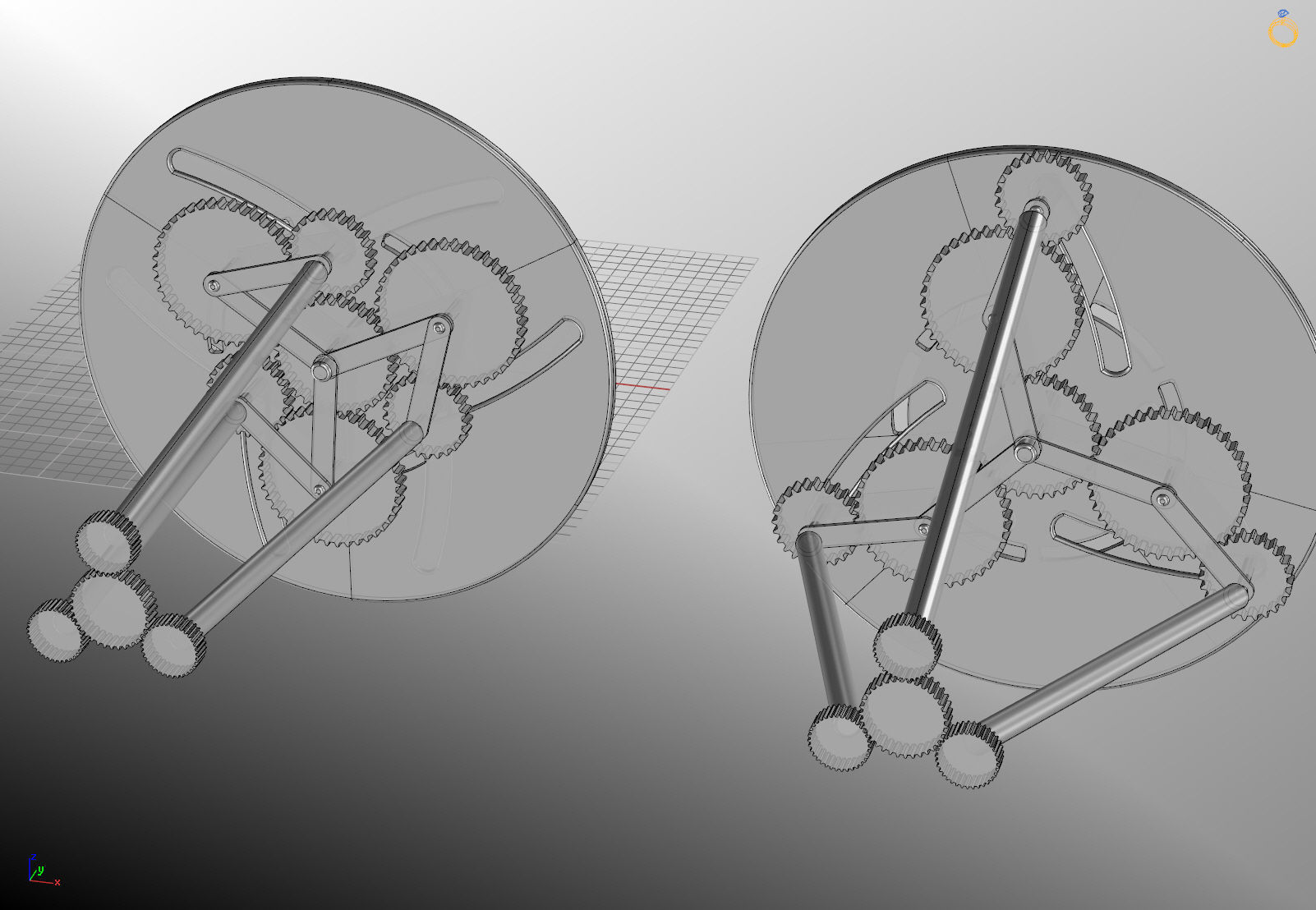 progressive transmission variator 3D print model_23