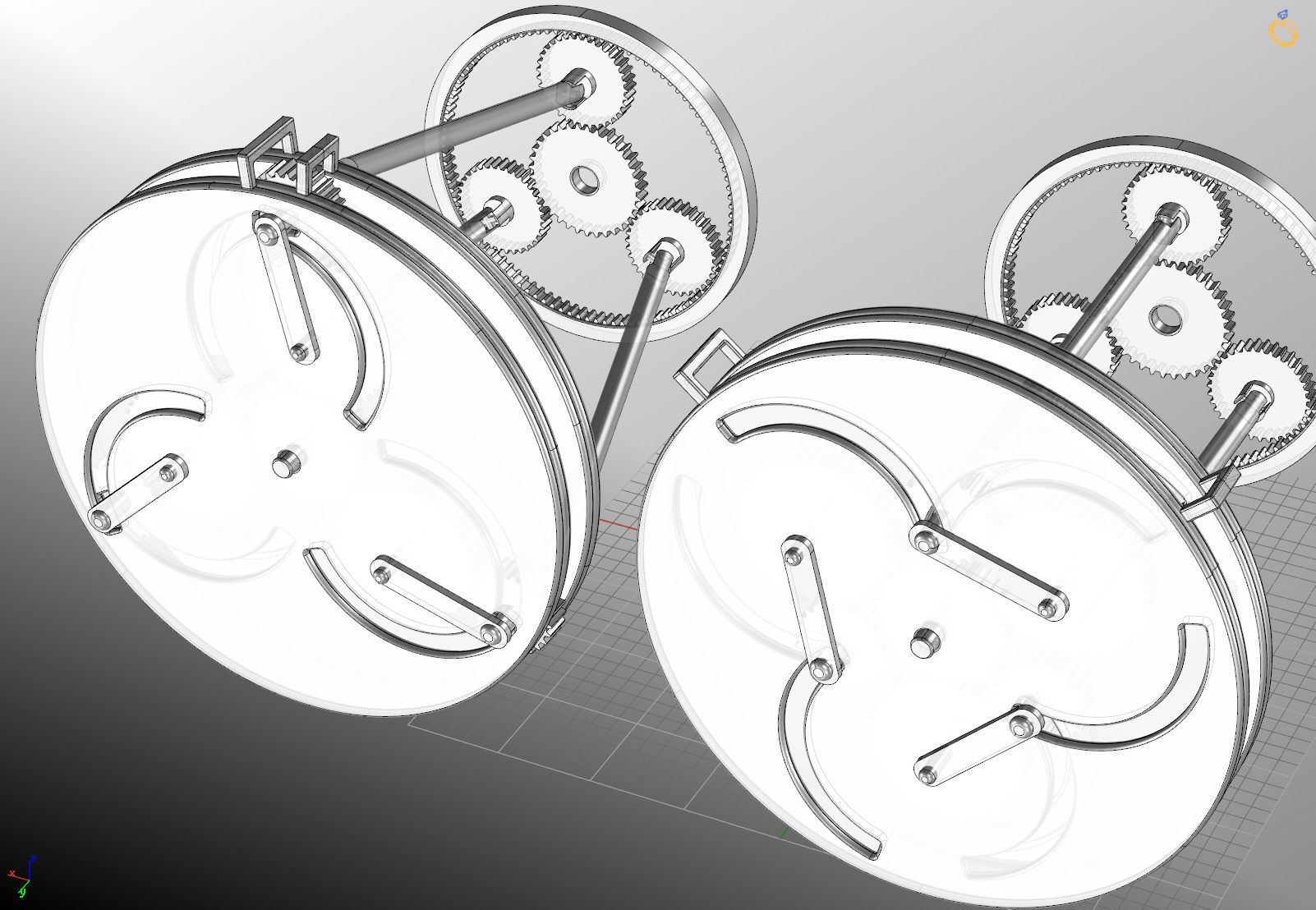 progressive transmission variator 3D print model_22