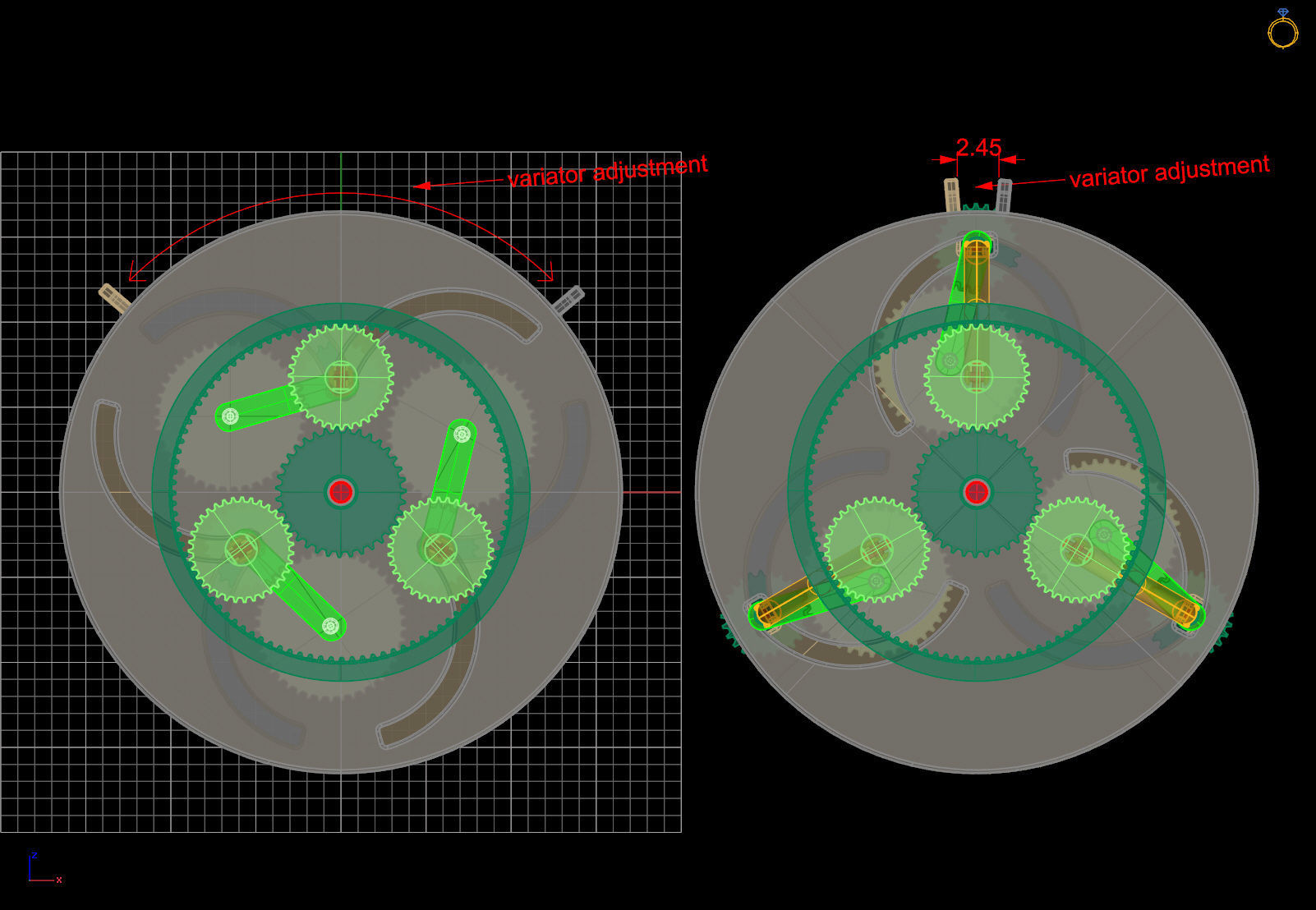 progressive transmission variator 3D print model_15