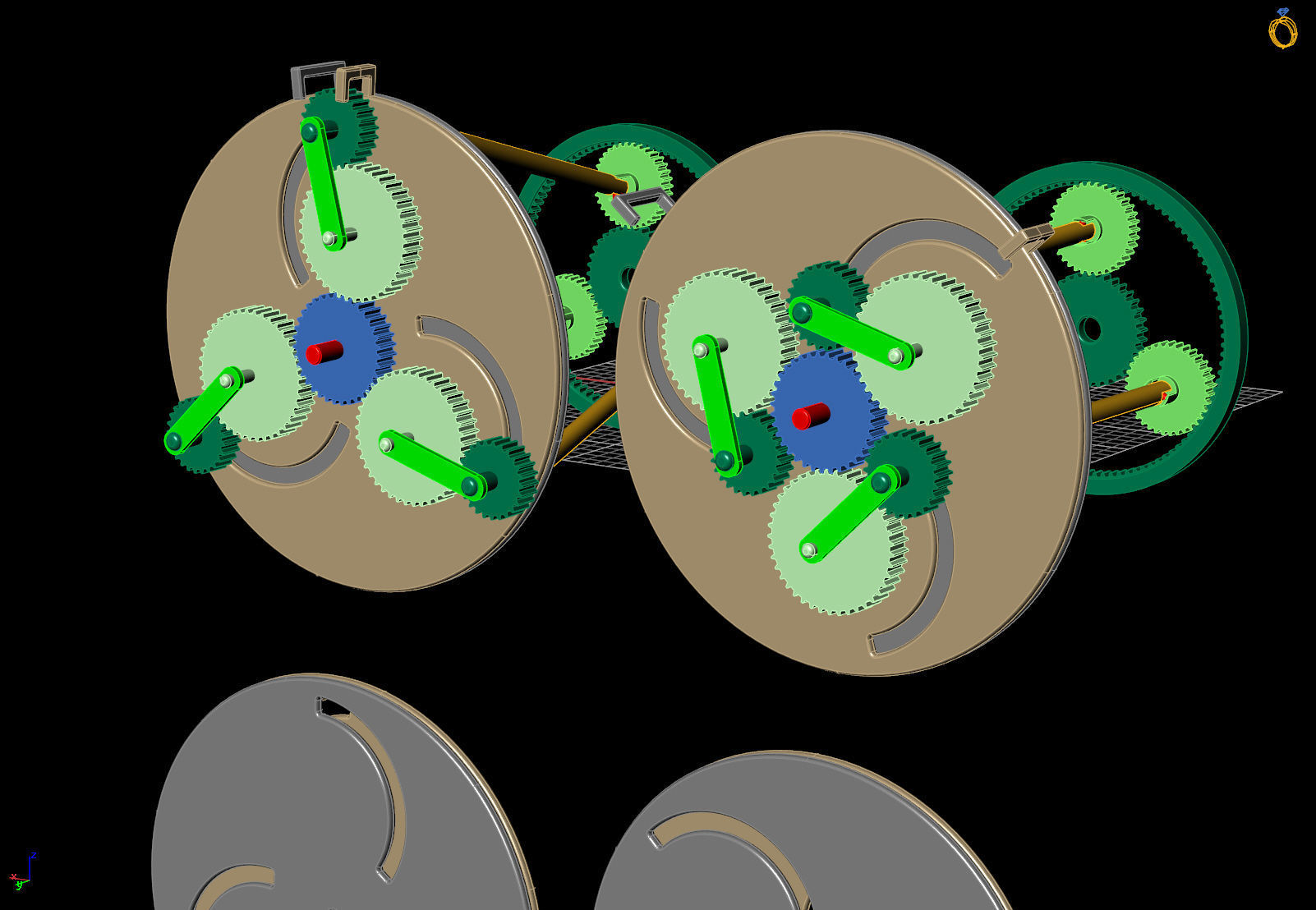 progressive transmission variator 3D print model_19