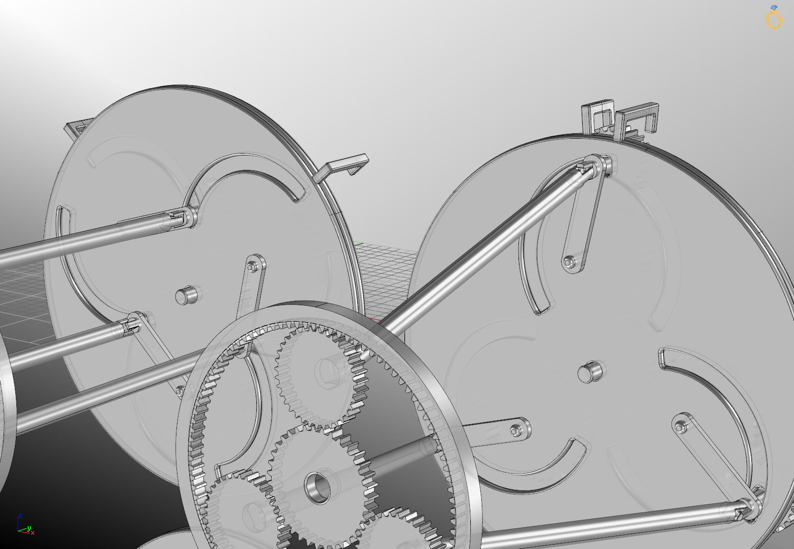 progressive transmission variator 3D print model_29