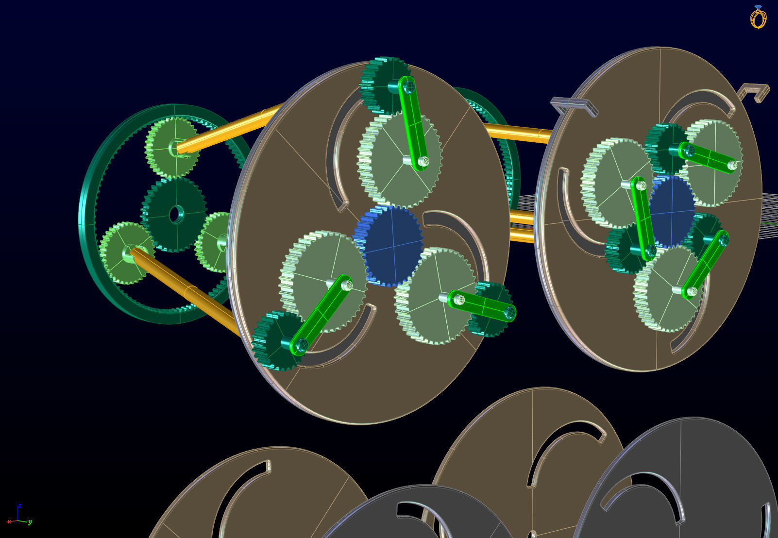 progressive transmission variator 3D print model_14
