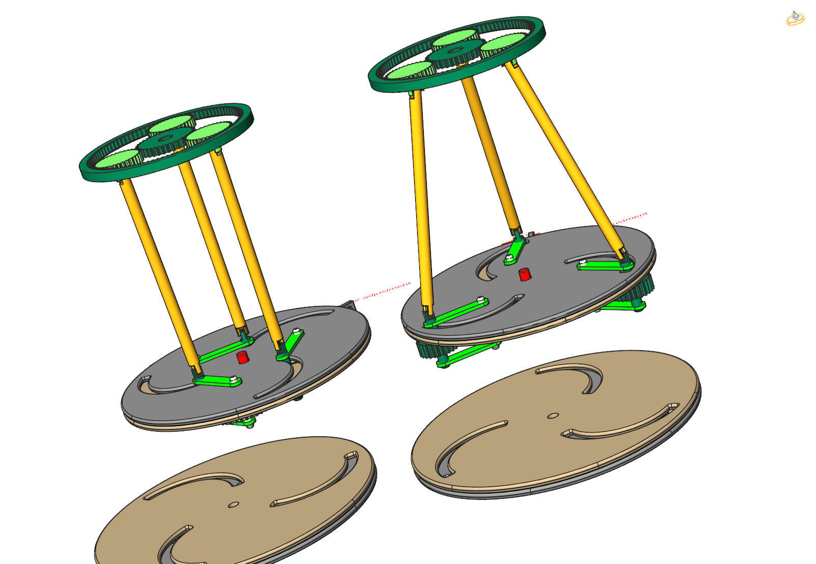 progressive transmission variator 3D print model_8
