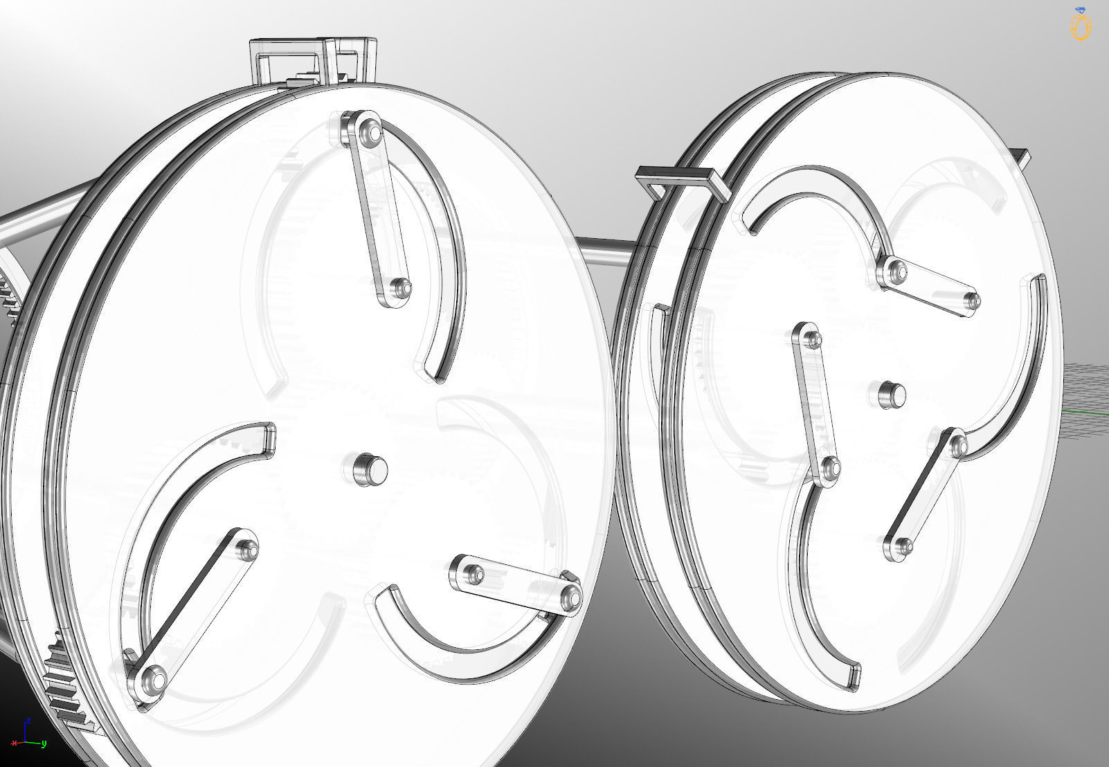 progressive transmission variator 3D print model_24