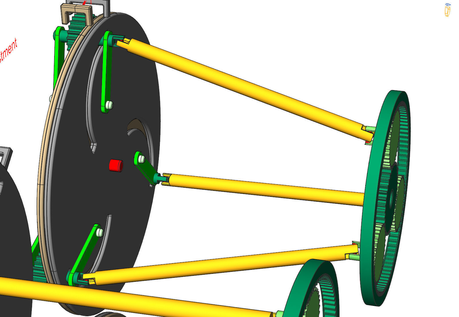 progressive transmission variator 3D print model_10