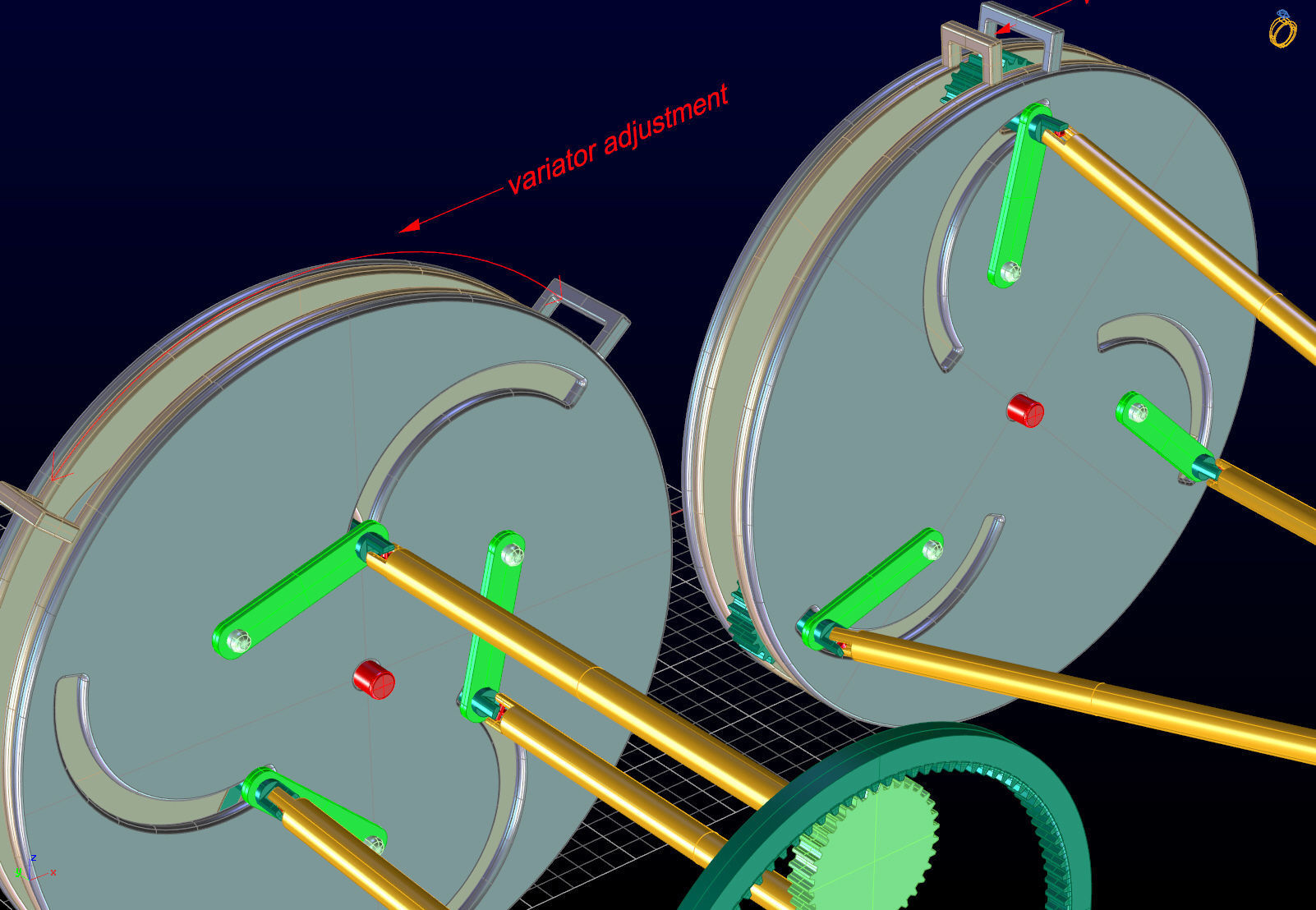 progressive transmission variator 3D print model_18