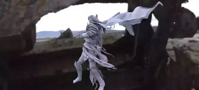 Wizard summoner 3D model