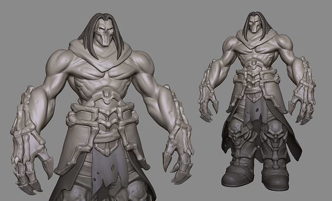  Darksiders Death 3D model