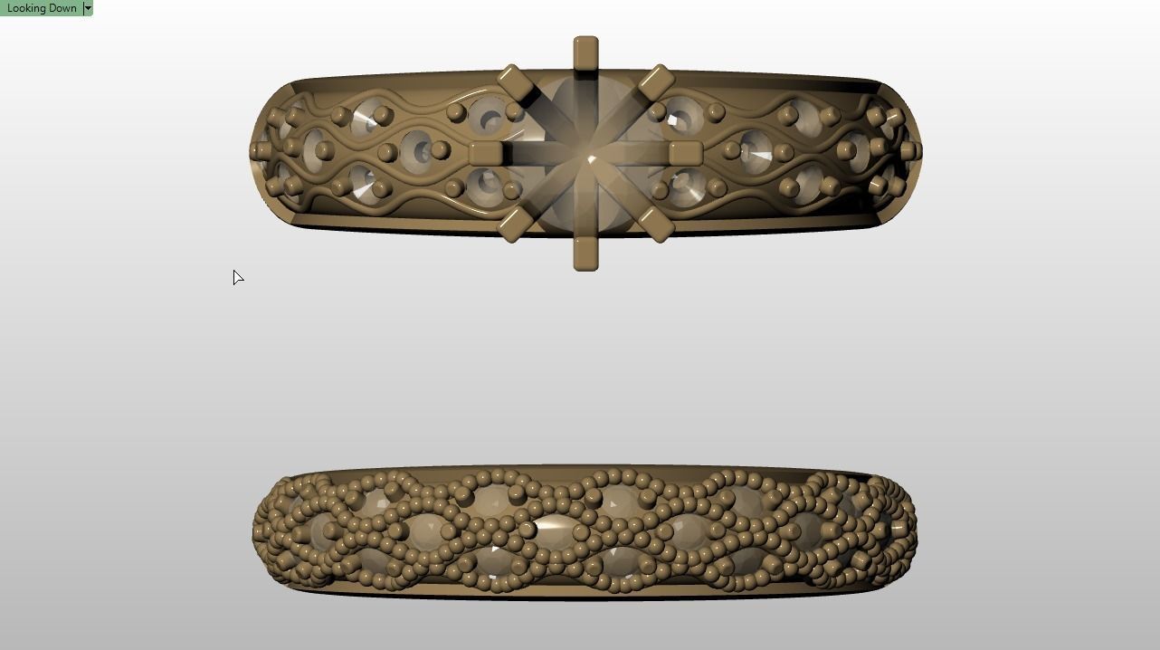 solitaire set ring 3D print model_13