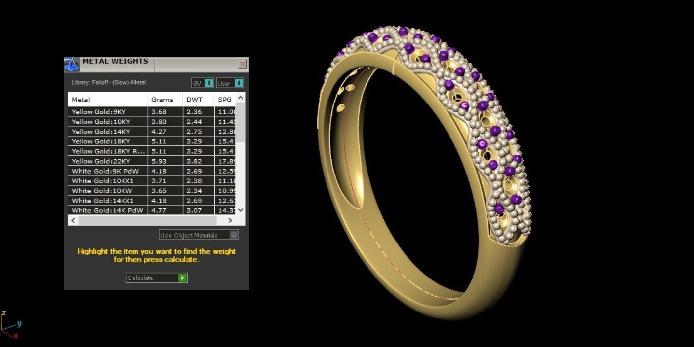 solitaire set ring 3D print model_21