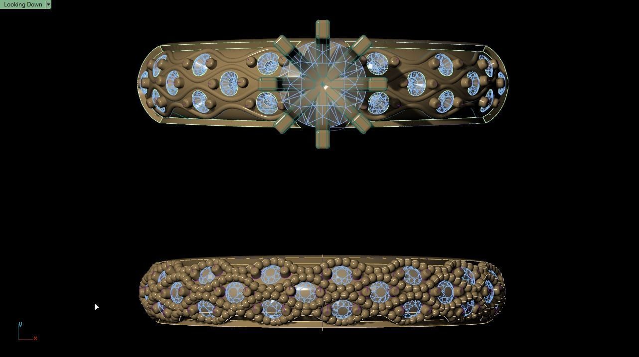 solitaire set ring 3D print model_14