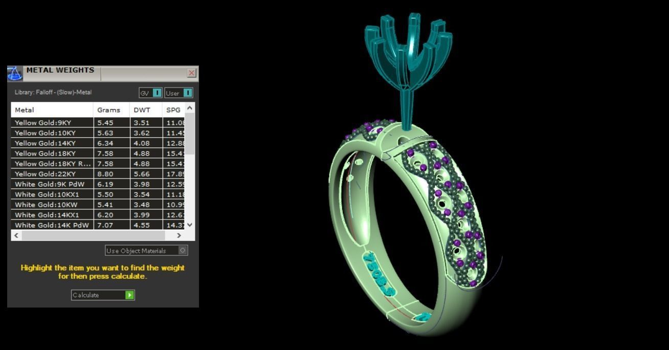 solitaire set ring 3D print model_22