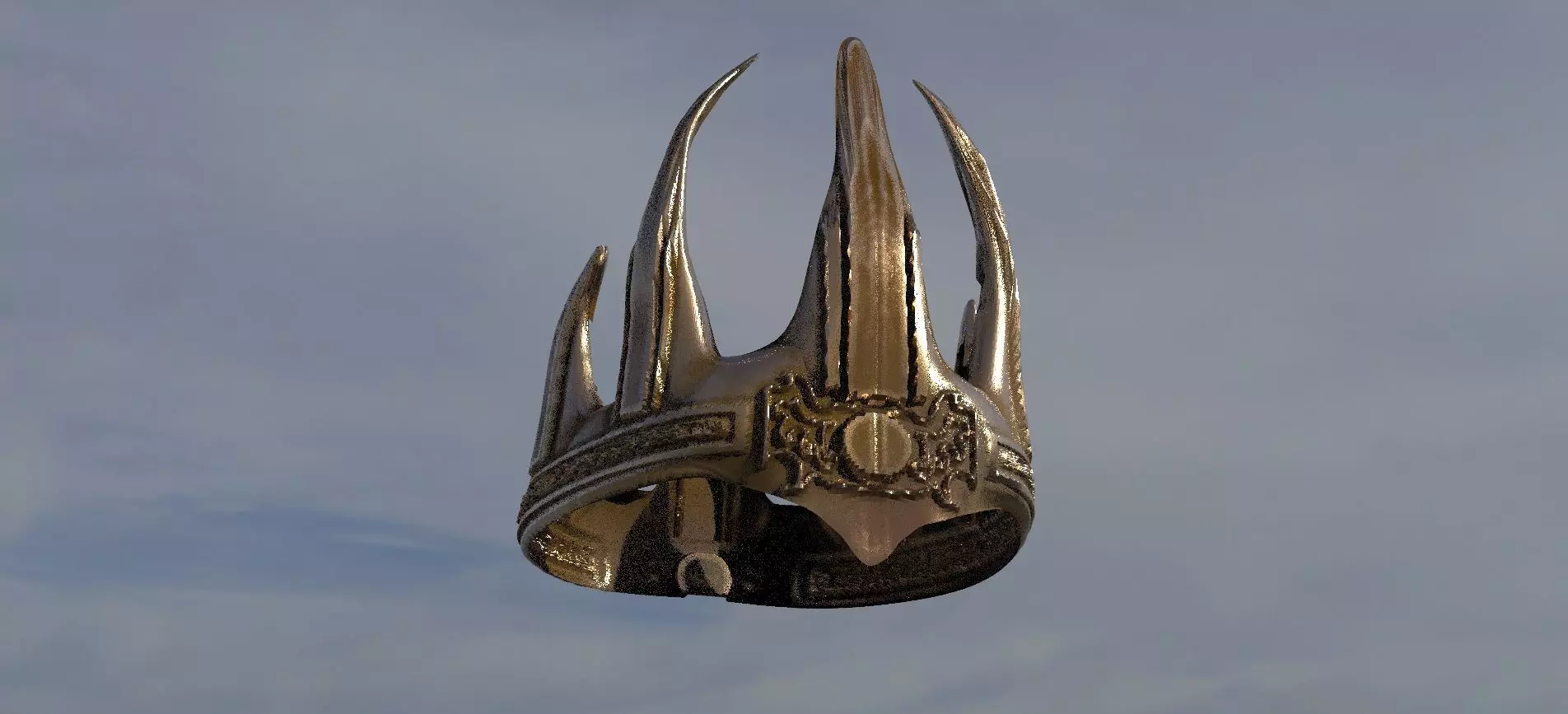 Crown Lady 3D model_0