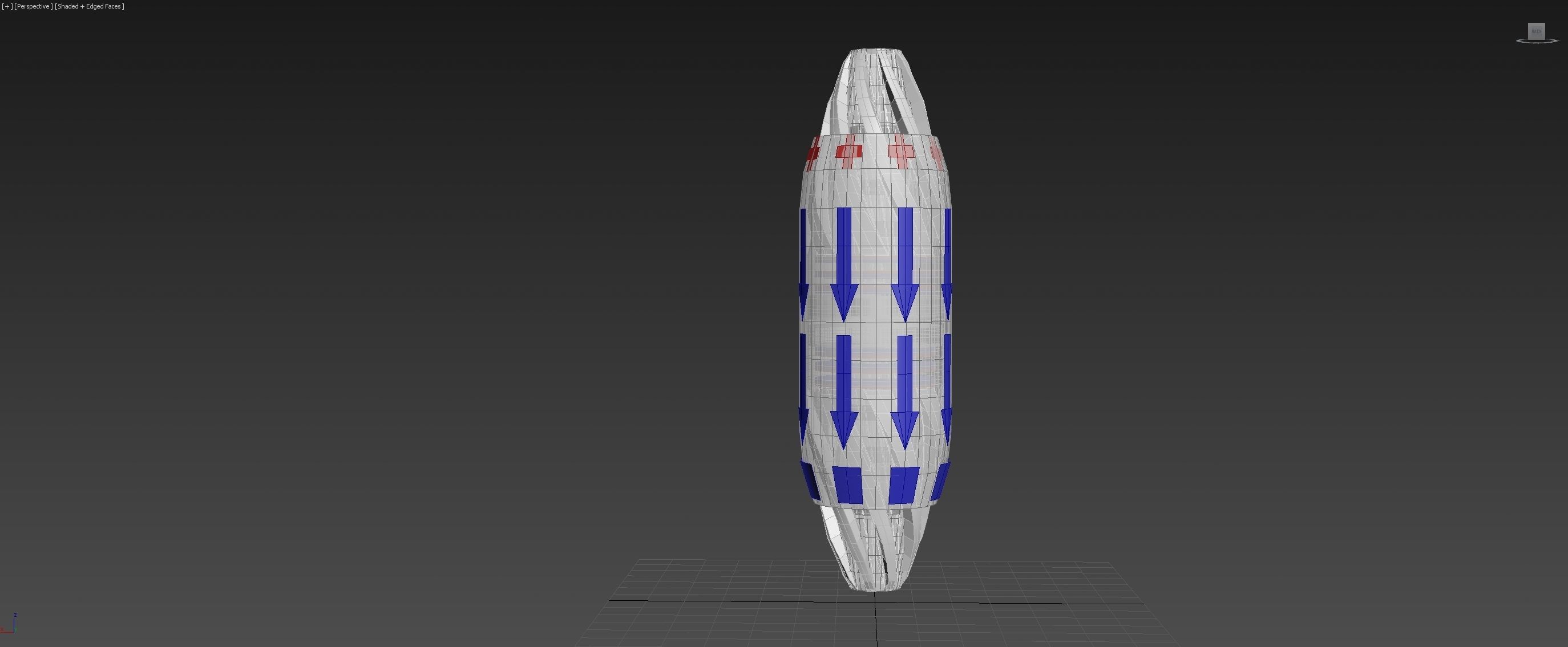 Inverted Electric Rocket Engine - Ionized Rocket Hull - Concept 3D model_22