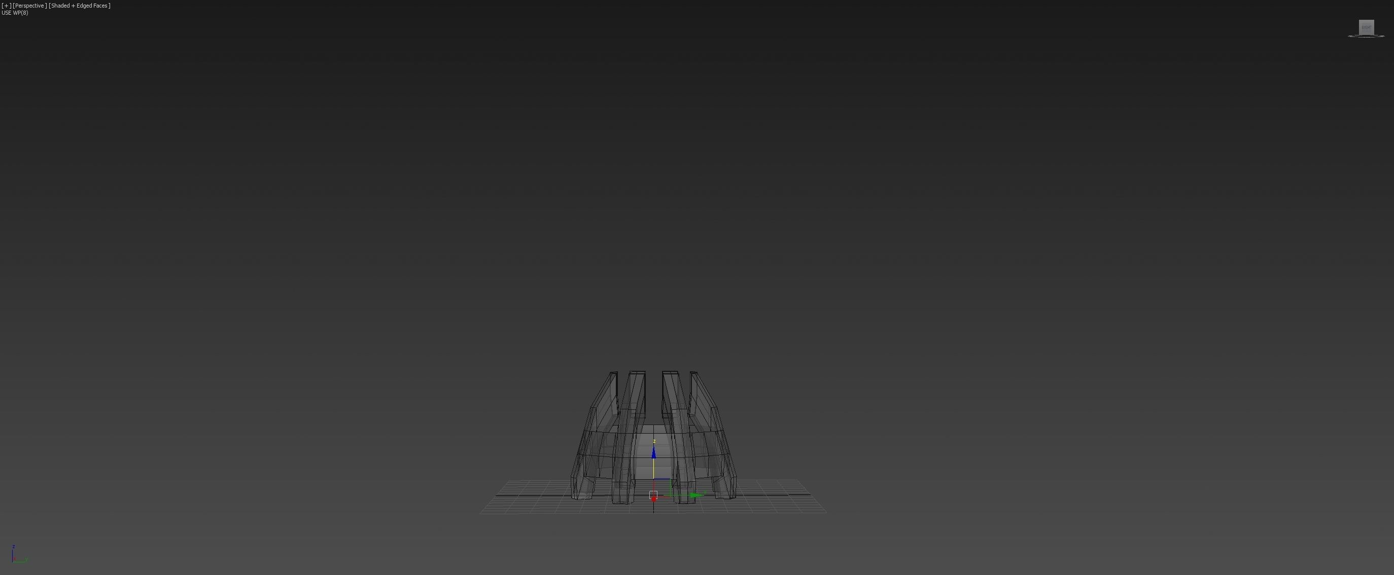 Inverted Electric Rocket Engine - Ionized Rocket Hull - Concept 3D model_18