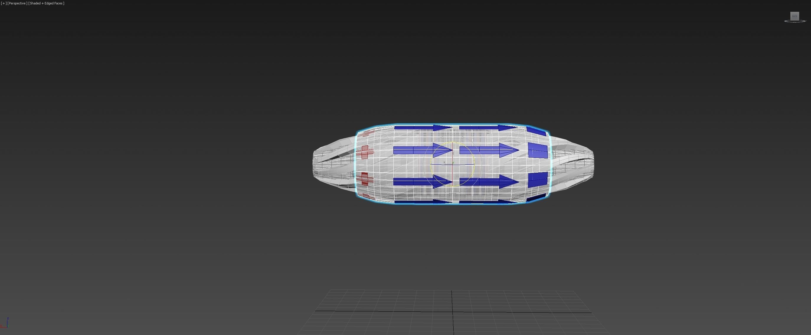 Inverted Electric Rocket Engine - Ionized Rocket Hull - Concept 3D model_25