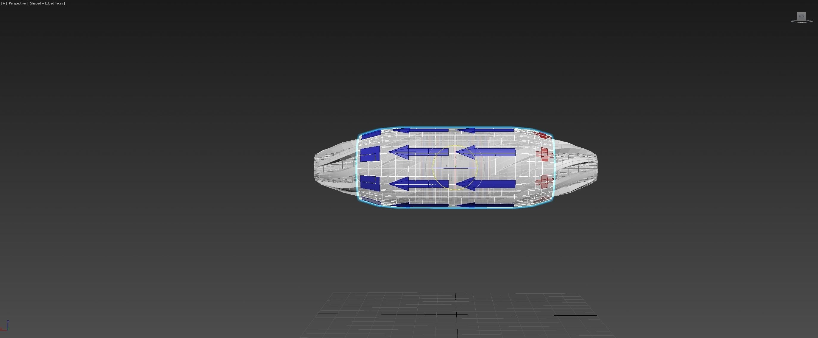 Inverted Electric Rocket Engine - Ionized Rocket Hull - Concept 3D model_24