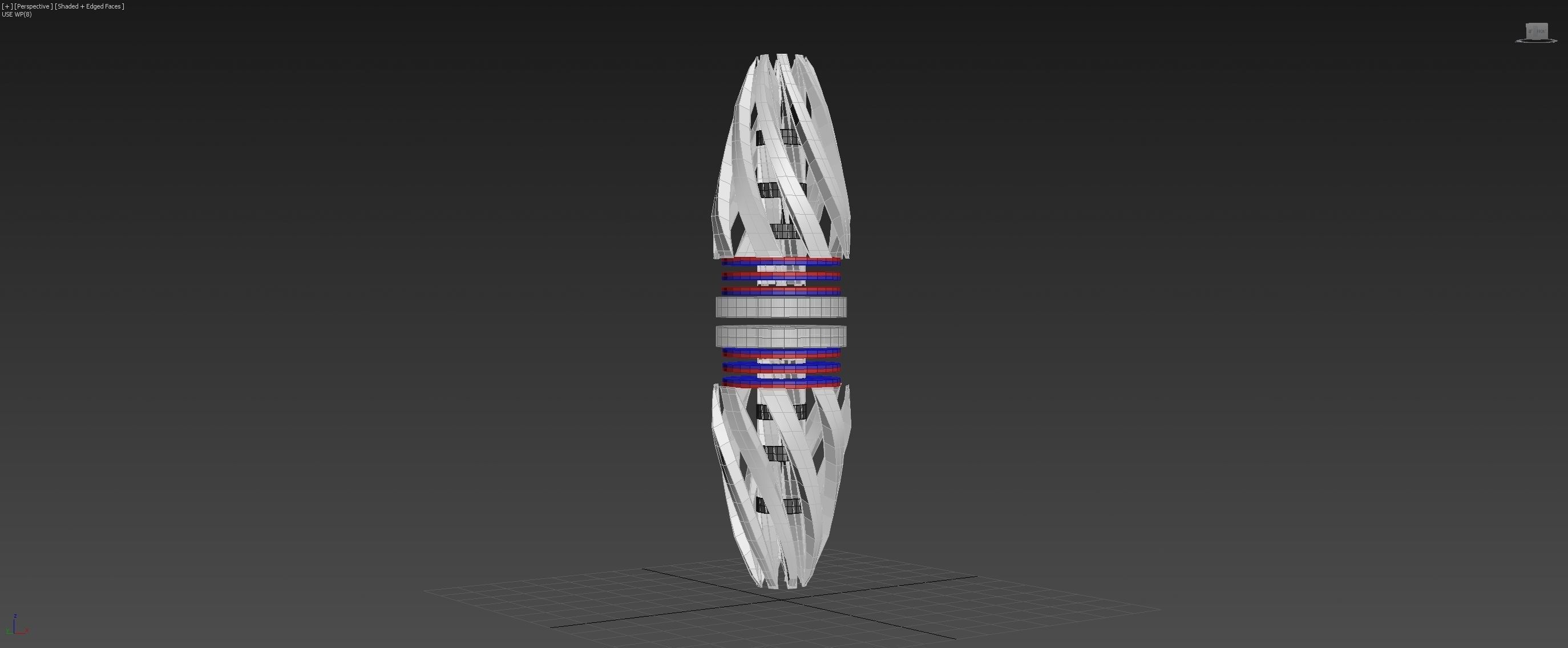 Inverted Electric Rocket Engine - Ionized Rocket Hull - Concept 3D model_10