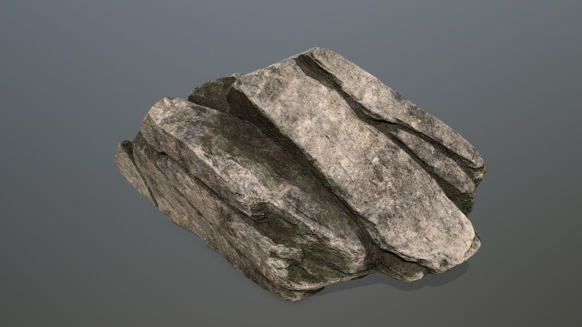 rocks rock Low-poly 3D model_12