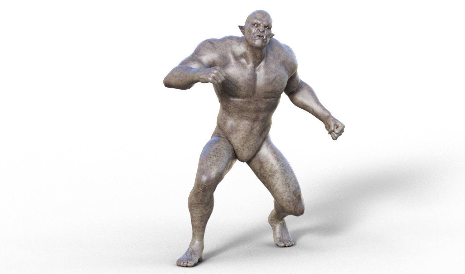 Orcazer - Character Male Monster Low-poly 3D model_1
