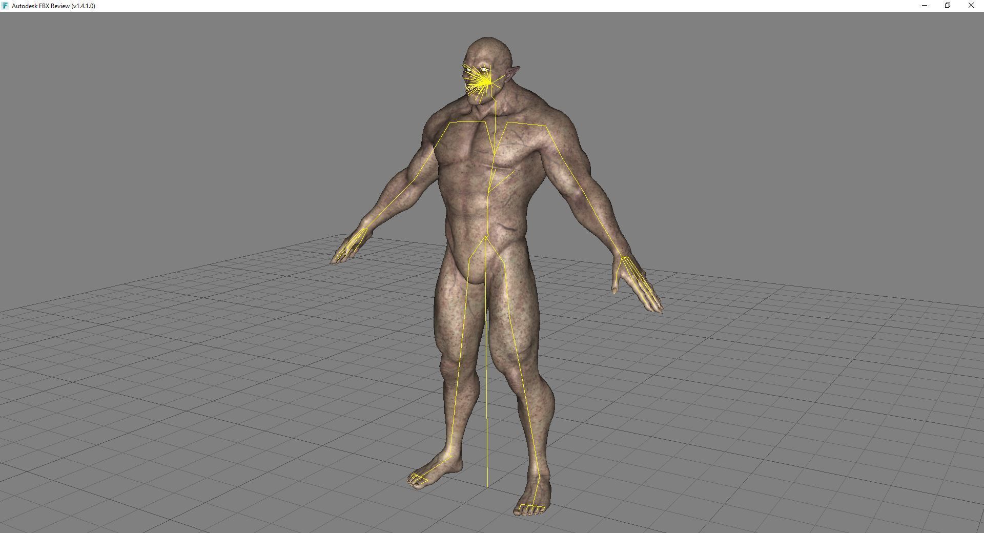 Orcazer - Character Male Monster Low-poly 3D model_14