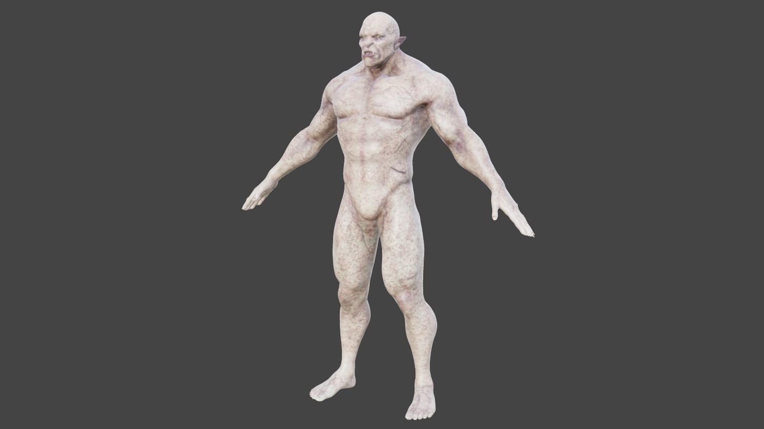 Orcazer - Character Male Monster Low-poly 3D model_18