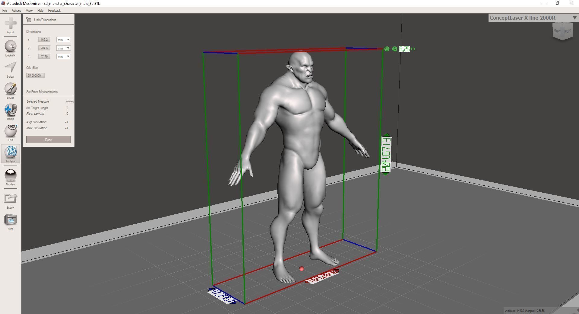 Orcazer - Character Male Monster Low-poly 3D model_15