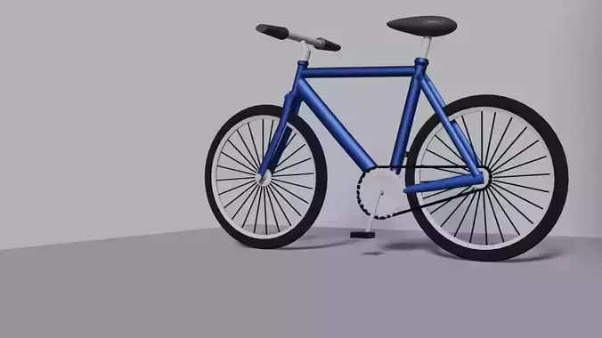 3d amazing metalic bike 