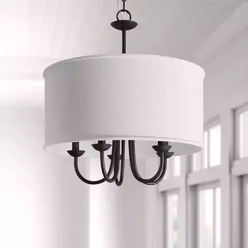Upshaw Light Unique Statement Drum Chandelier