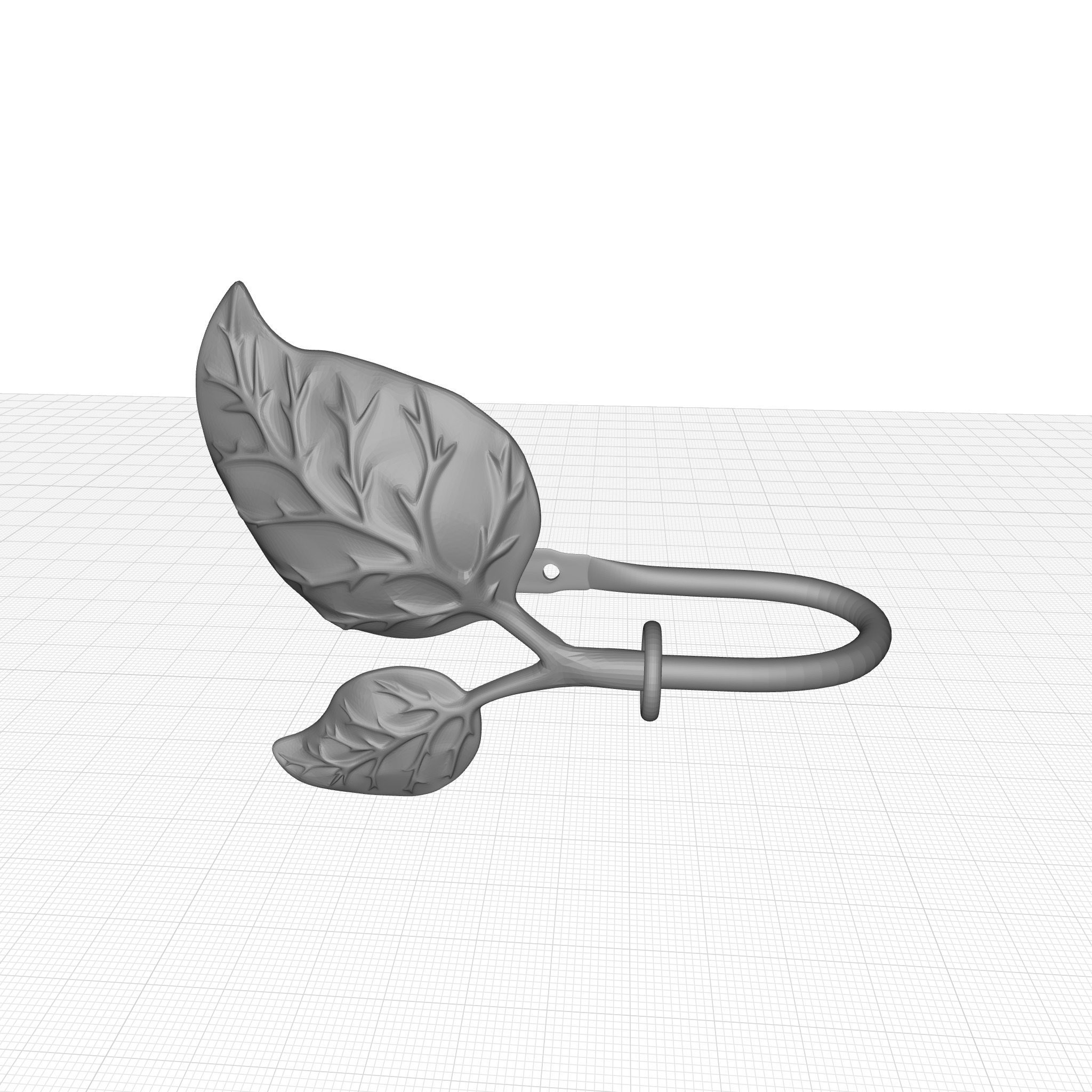 Sycamore Curtain Holdback - 2 Finish 3D model_3