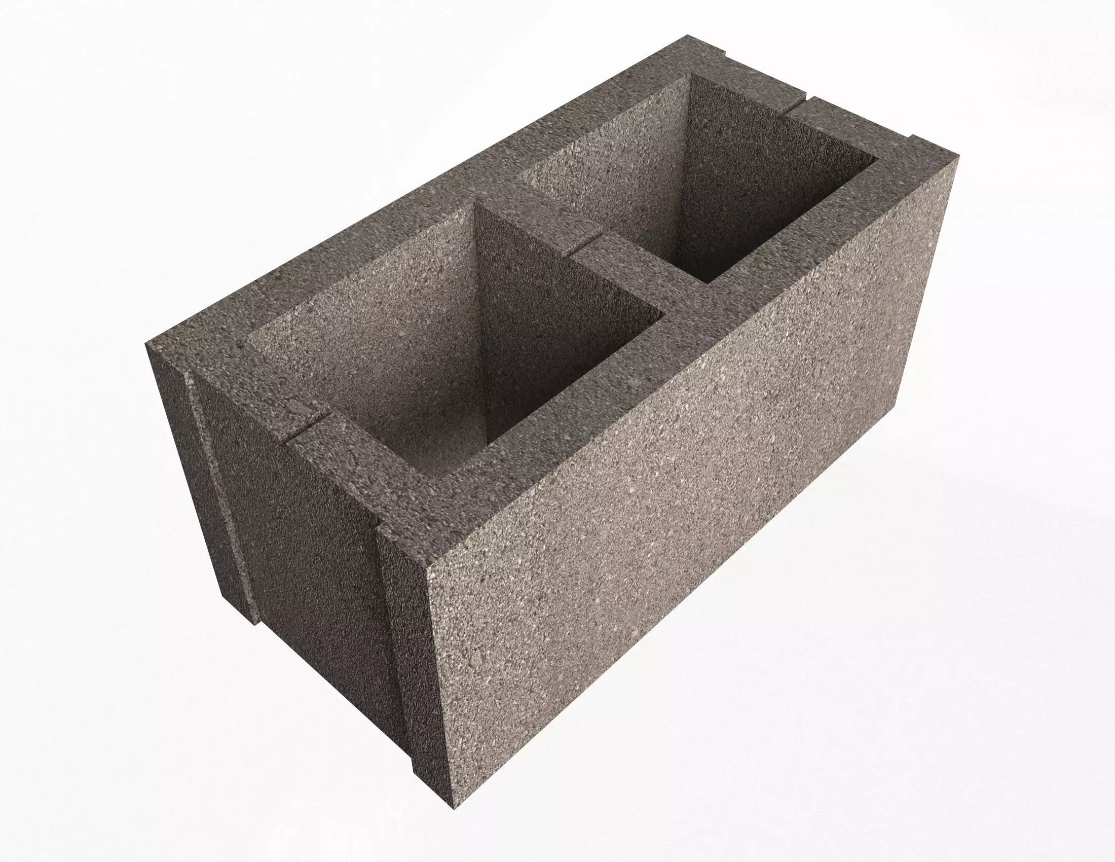 Cinder Block Low-poly 3D model