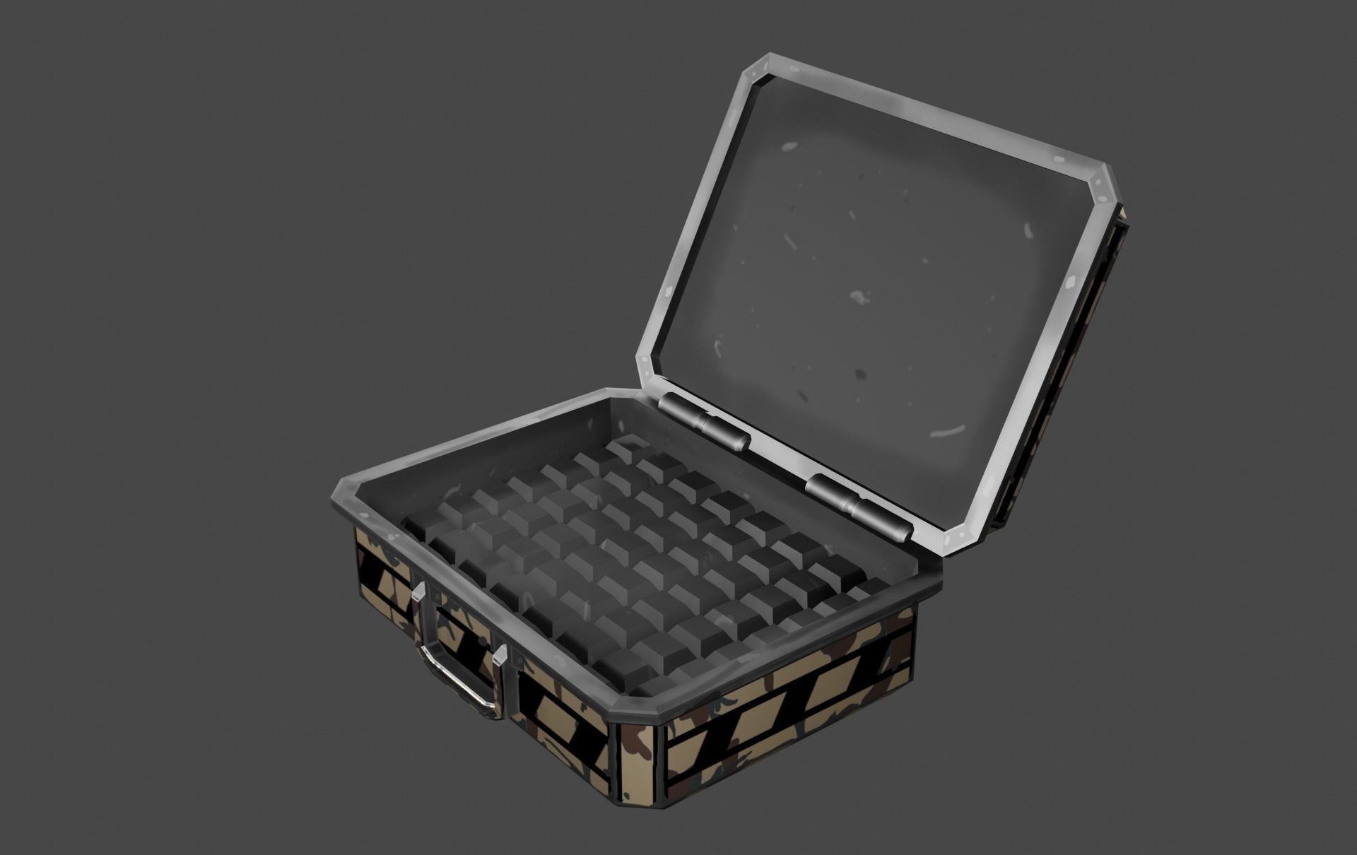 Case sci-fi Low-poly 3D model_11