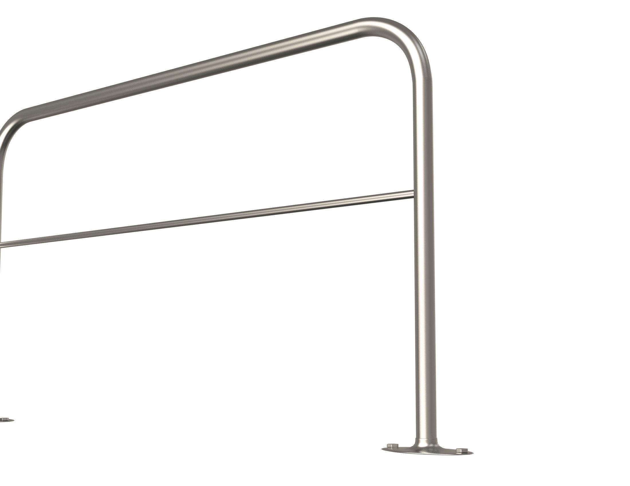  Simple Railing Low-poly 3D model_4