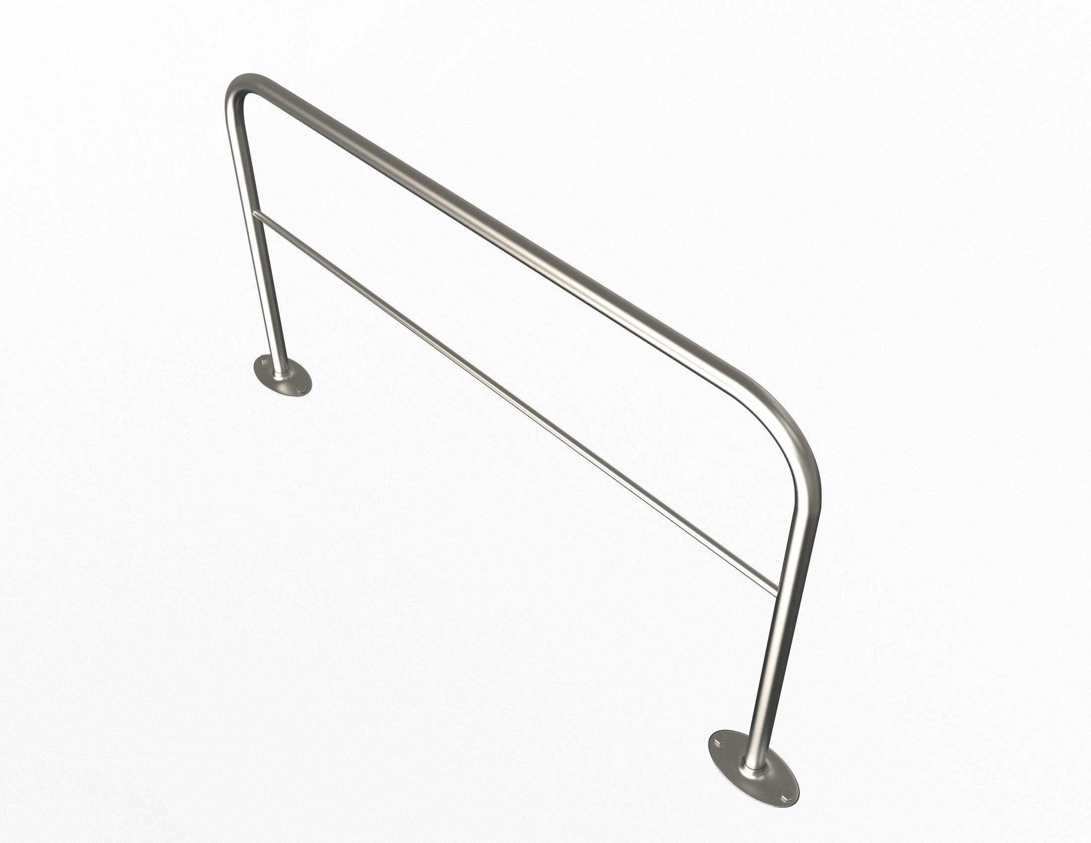  Simple Railing Low-poly 3D model_2