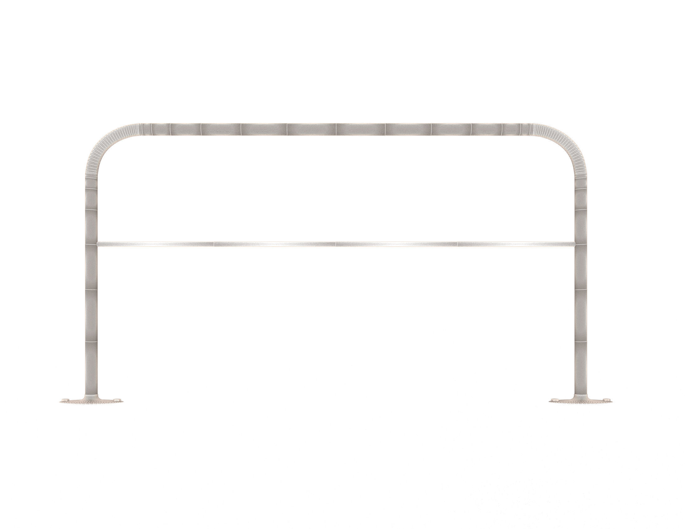  Simple Railing Low-poly 3D model_5