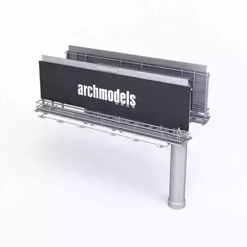 Billboard Advertisement Archmodels