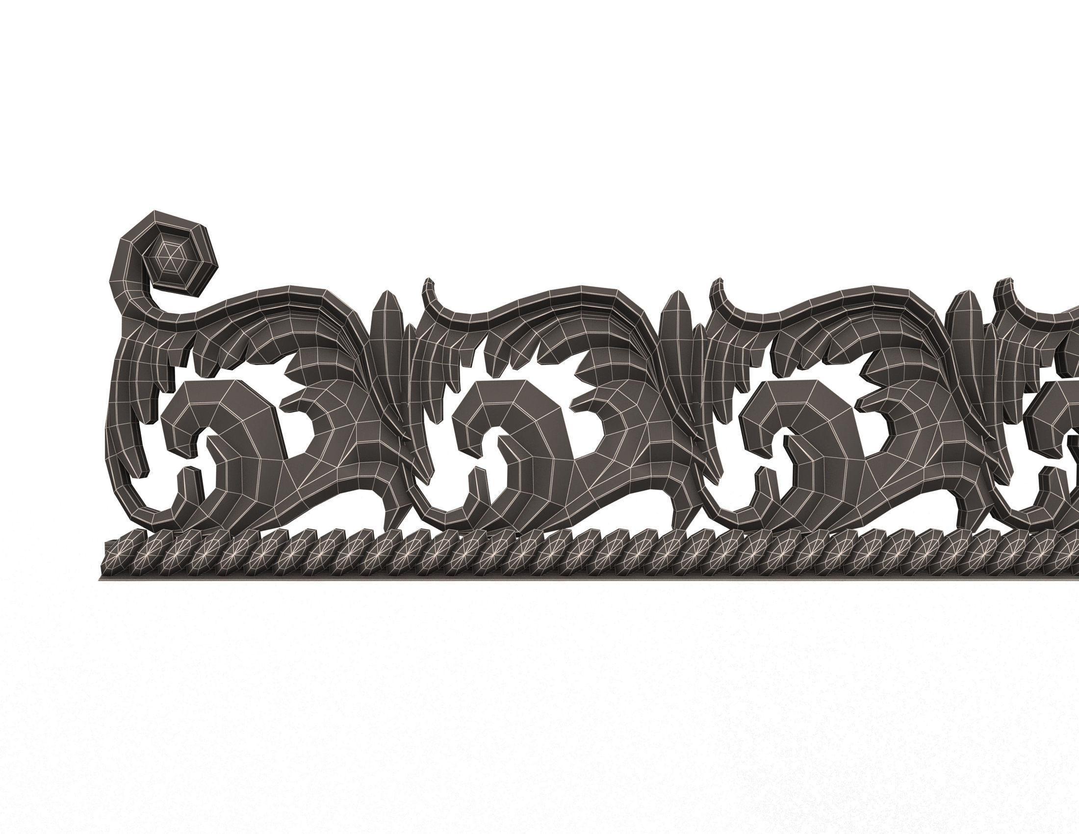 Ornament Decoration Zerengiz Low-poly 3D model_13