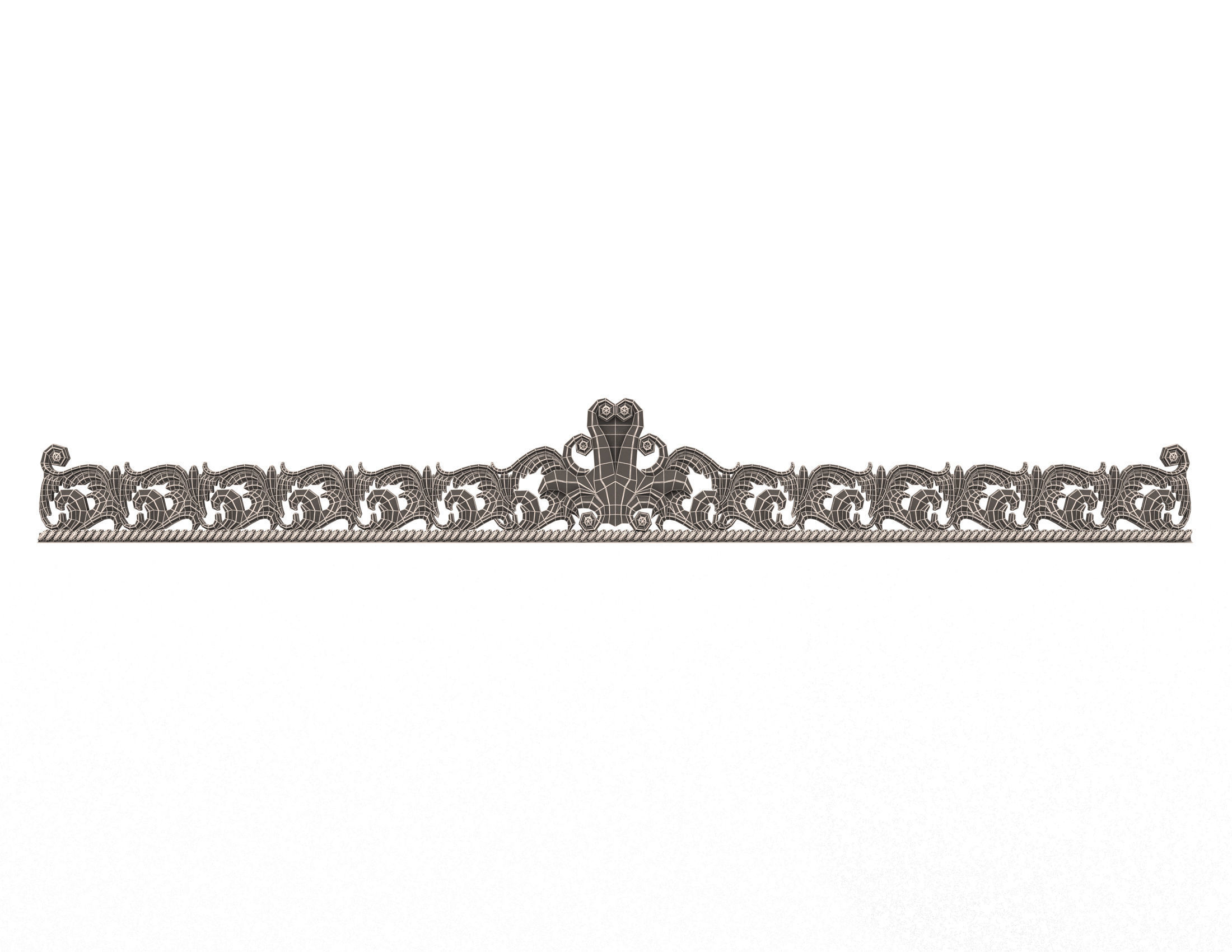 Ornament Decoration Zerengiz Low-poly 3D model_10